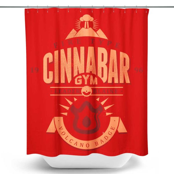 Cinnabar Island Gym - Shower Curtain Cheap