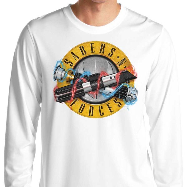 Sabers N  Forces - Long Sleeve T-Shirt Cheap - Image 4