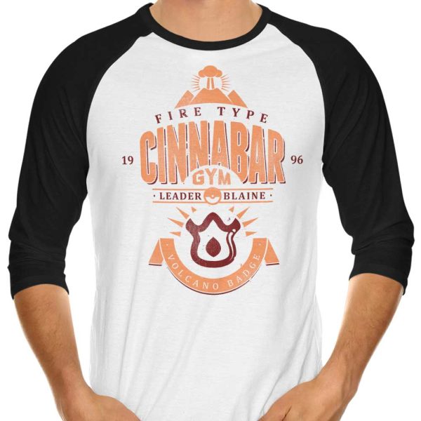Cinnabar Island Gym - 3 4 Sleeve Raglan T-Shirt Online now - Image 3