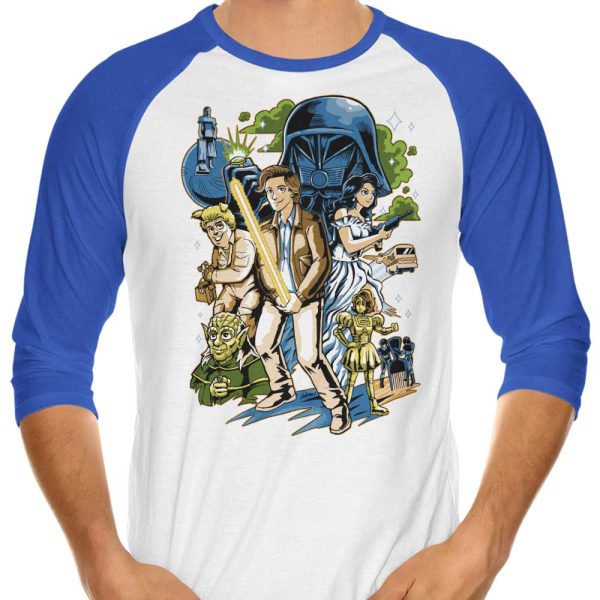 Crazy Space - 3 4 Sleeve Raglan T-Shirt Online Sale - Image 3