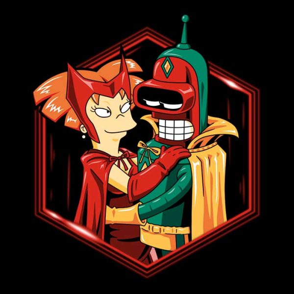 A Futuristic Couple - Canvas Print Online Hot Sale - Image 2