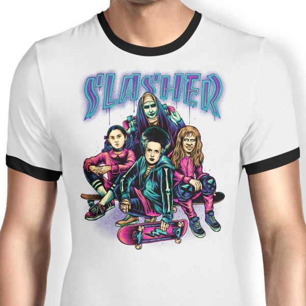 Slasher Girls - Ringer T-Shirt Fashion