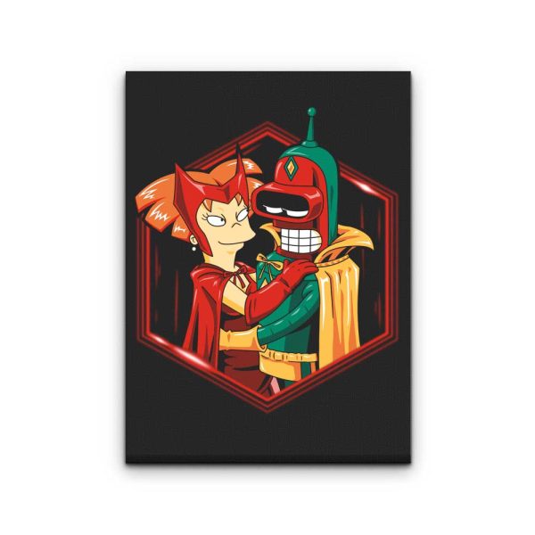 A Futuristic Couple - Canvas Print Online Hot Sale