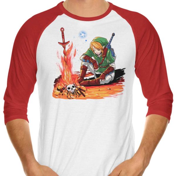 Dark Link - 3 4 Sleeve Raglan T-Shirt on Sale - Image 3