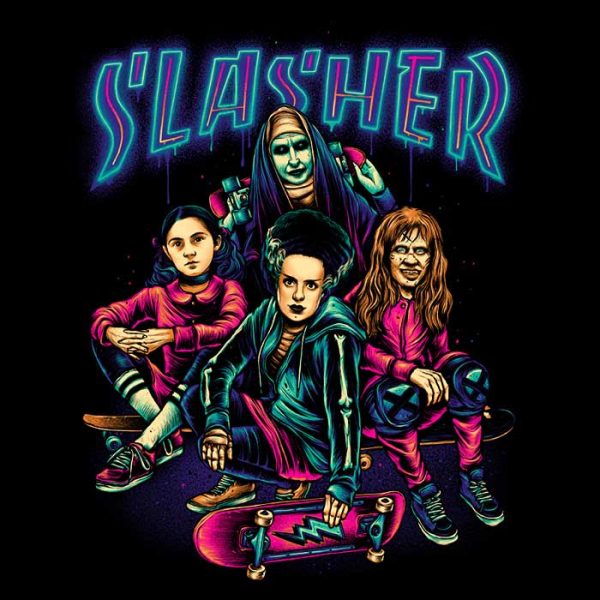 Slasher Girls - Ringer T-Shirt Fashion - Image 2