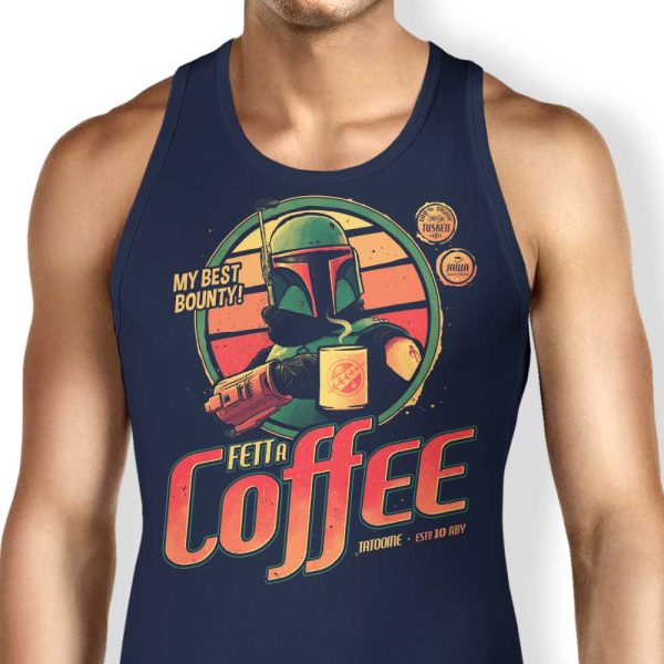 Fett A Coffee - Tank Top Online now - Image 4
